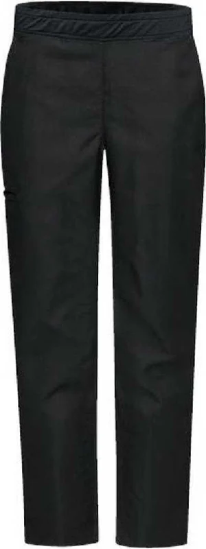 Chef Designs 0P1W Women's Airflow Chef Pants - Black