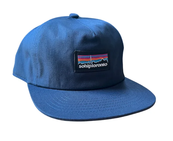 Cityscape 5-panel | Slate Blue