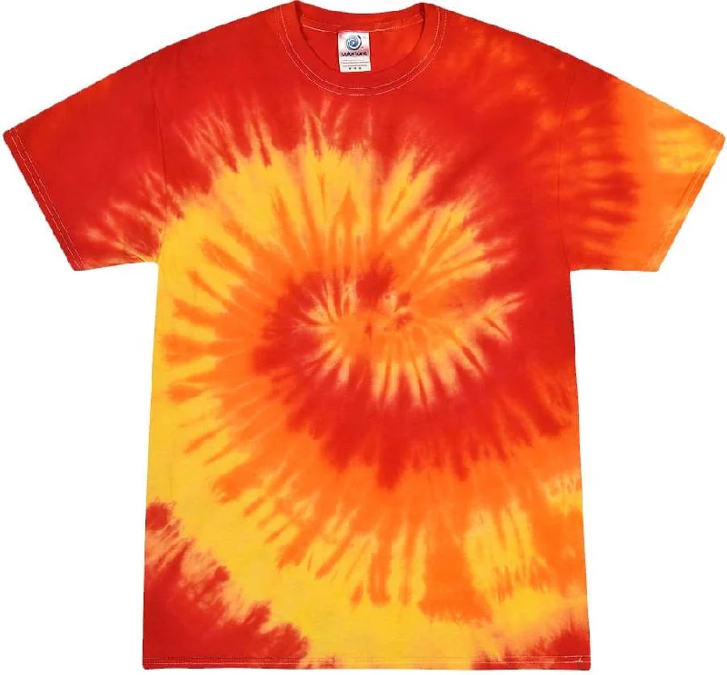 Colortone 1000 Multi-Color Tie-Dyed T-Shirt - Blaze