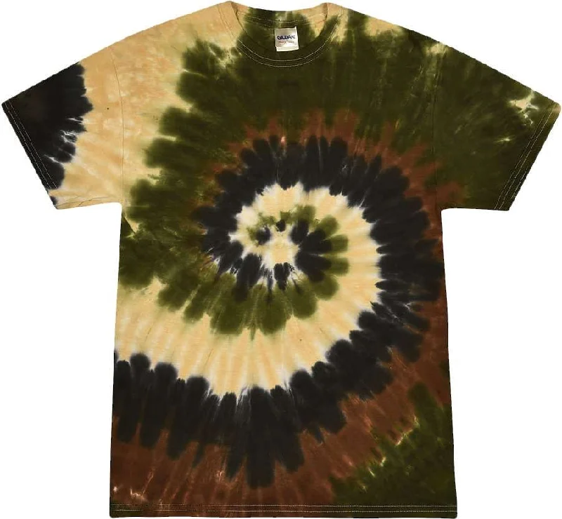 Colortone 1000 Multi-Color Tie-Dyed T-Shirt - Camo Swirl