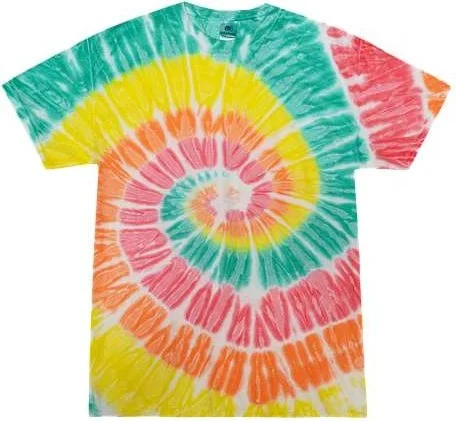 Colortone 1000 Multi-Color Tie-Dyed T-Shirt - Citrus