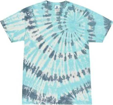 Colortone 1000 Multi-Color Tie-Dyed T-Shirt - Coral Reef