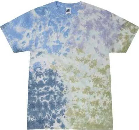 Colortone 1000 Multi-Color Tie-Dyed T-Shirt - Ferris Wheel