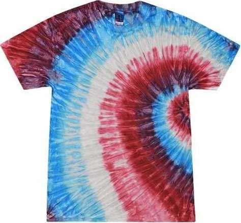 Colortone 1000 Multi-Color Tie-Dyed T-Shirt - Fire Cracker