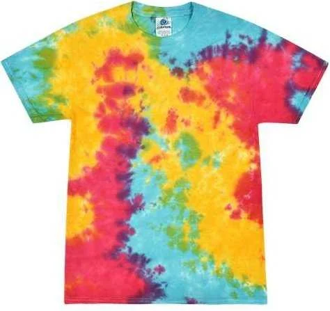 Colortone 1000 Multi-Color Tie-Dyed T-Shirt - Minty Rainbow