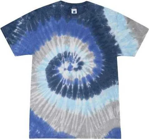 Colortone 1000 Multi-Color Tie-Dyed T-Shirt - Moonbeam