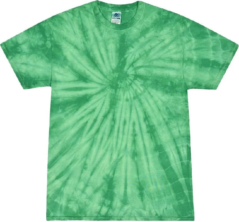 Colortone 1000 Multi-Color Tie-Dyed T-Shirt - Spider Kelly