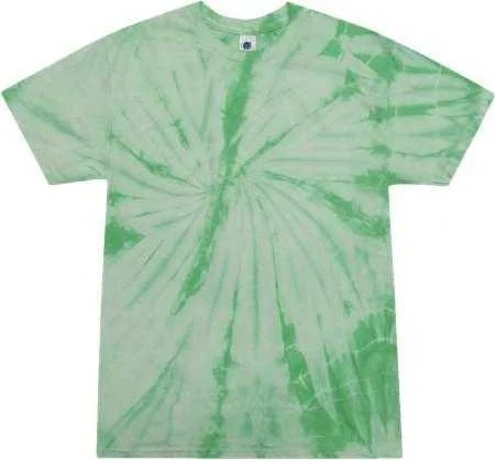 Colortone 1000 Multi-Color Tie-Dyed T-Shirt - Spider Mint