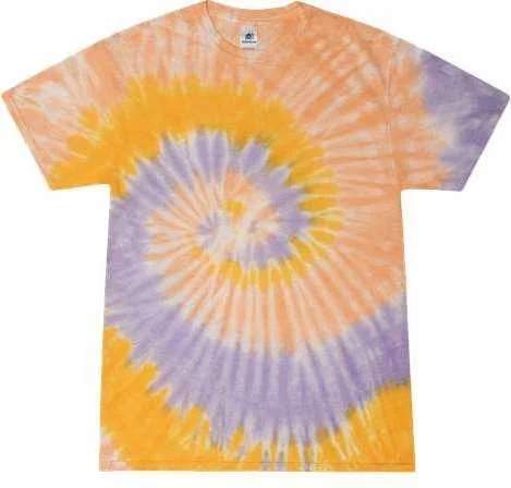 Colortone 1000 Multi-Color Tie-Dyed T-Shirt - Sunflower