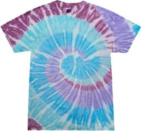 Colortone 1000Y Youth Multi-Color Tie-Dyed T-Shirt - Jamberry