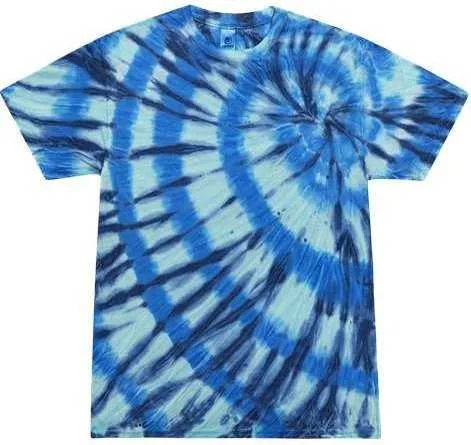 Colortone 1000Y Youth Multi-Color Tie-Dyed T-Shirt - Serenity