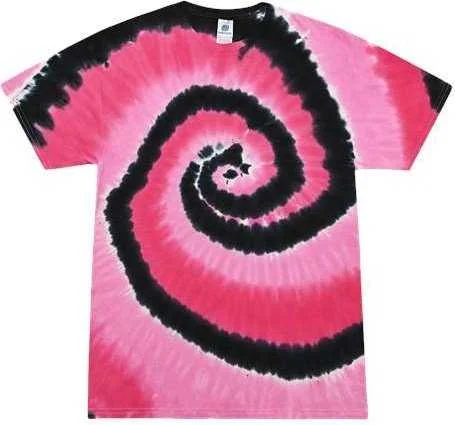 Colortone 1000Y Youth Multi-Color Tie-Dyed T-Shirt - Voodoo