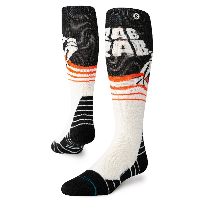 Crab Grab (Snowboard Socks) | Cream