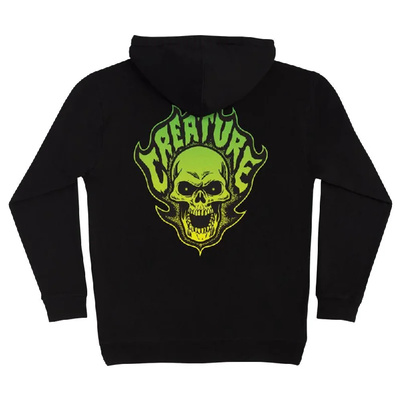 Creature Hoody Bonehead Flame - Black