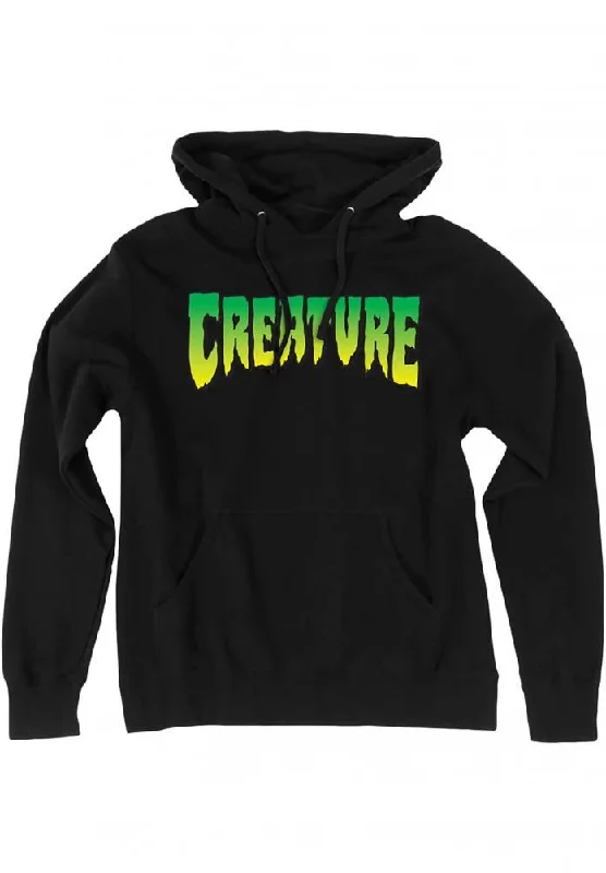 Creature Hoody Creature Logo - Black