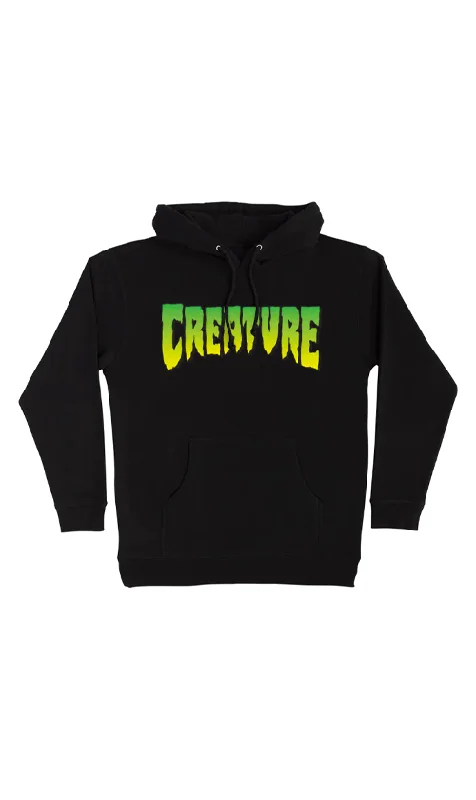 Creature Logo Mens Hoodie Black