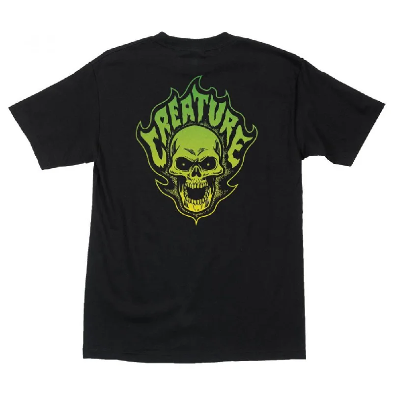 Creature T-Shirt Bonehead Flame - Black