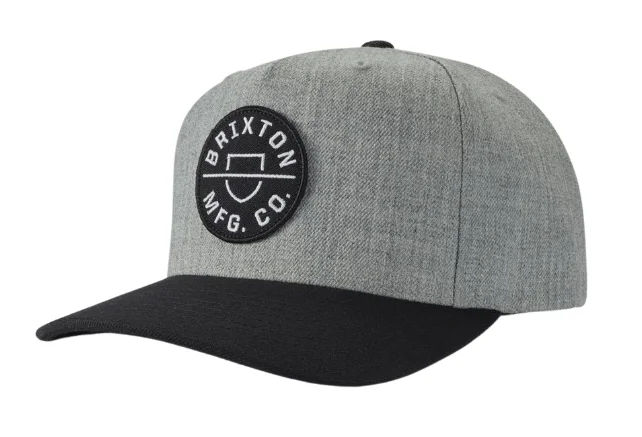 Crest C MP Snapback | Grey/Black