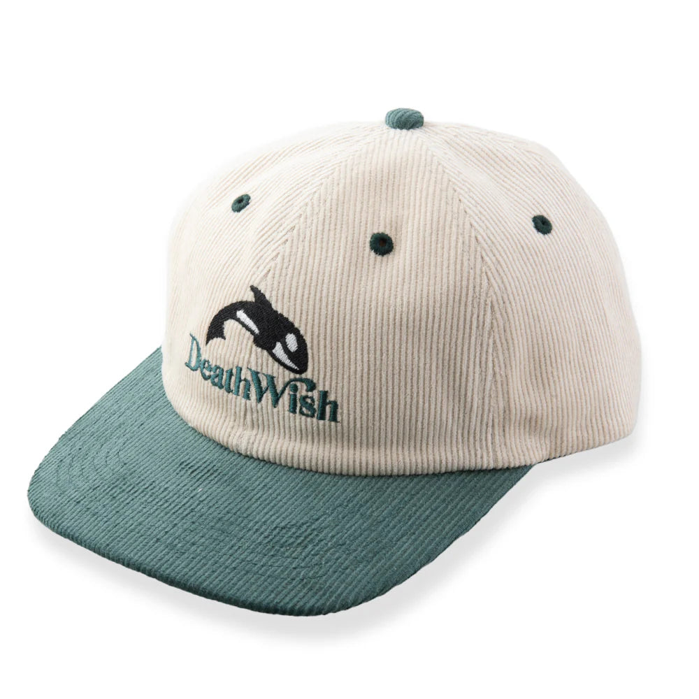 Deathwish Tilikum Cord Snapback Cap - Tan / Green