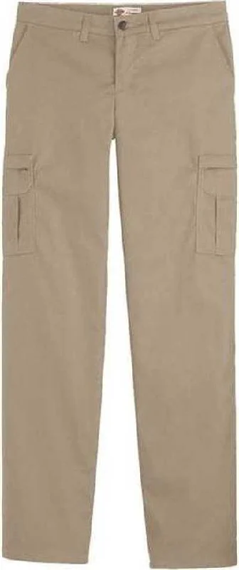 Dickies FP72 Women's Premium Cargo Pants - Desert Sand - 37 Unhemmed