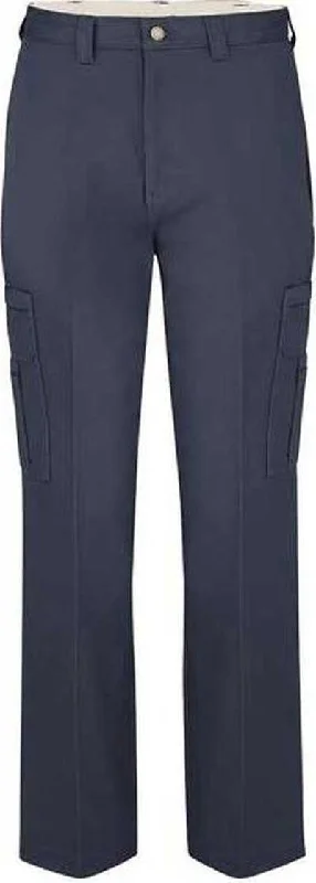 Dickies LP39ODD Industrial Cotton Cargo Pants - Odd Sizes - Navy - 39 Unhemmed