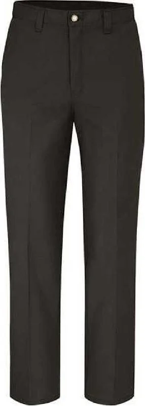 Dickies LP70EXT Premium Industrial Flat Front Comfort Waist Pants - Extended Sizes - Black - 37 Unhemmed