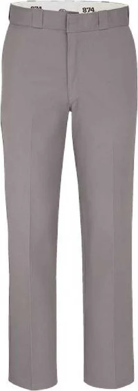 Dickies P874EXT Work Pants - Extended Sizes - Silver Gray - 32I