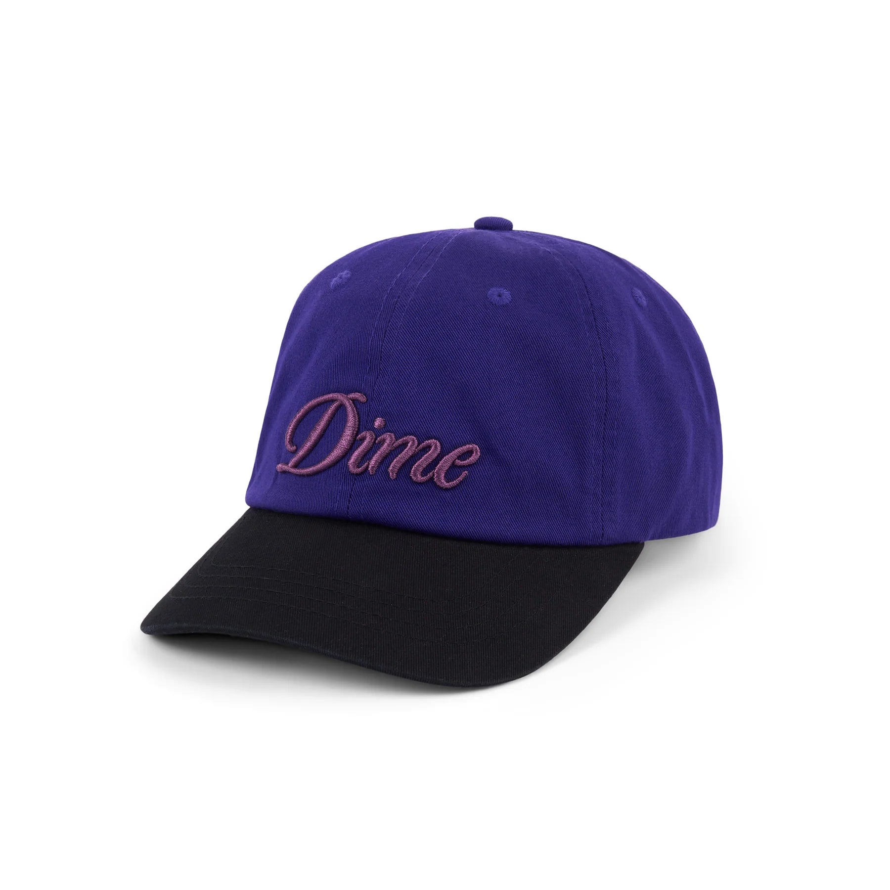 Dime MTL Cursive Low Pro Cap - Purple / Black