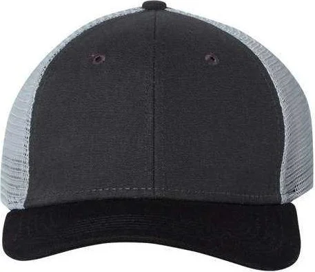 Dri Duck 3006 Hudson Trucker Cap - Charcoal Black Grey