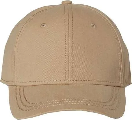 Dri Duck 3220 Heritage Twill Cap - Khaki