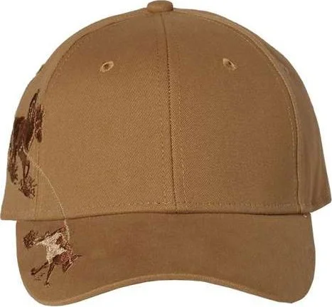 Dri Duck 3263 Team Roping Cap - Wheat