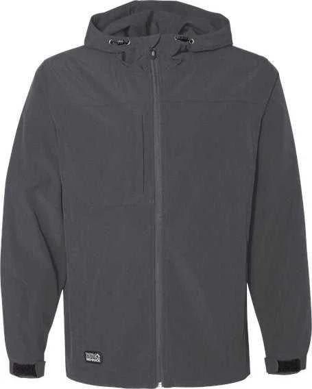 Dri Duck 5310 Apex Soft Shell Hooded Jacket - Charcoal