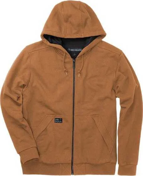 Dri Duck 7348 Mission Full-Zip Hooded Jacket - Saddle