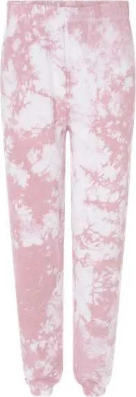 Dyenomite 973VR Dream Tie-Dyed Sweatpants - Rose Crystal