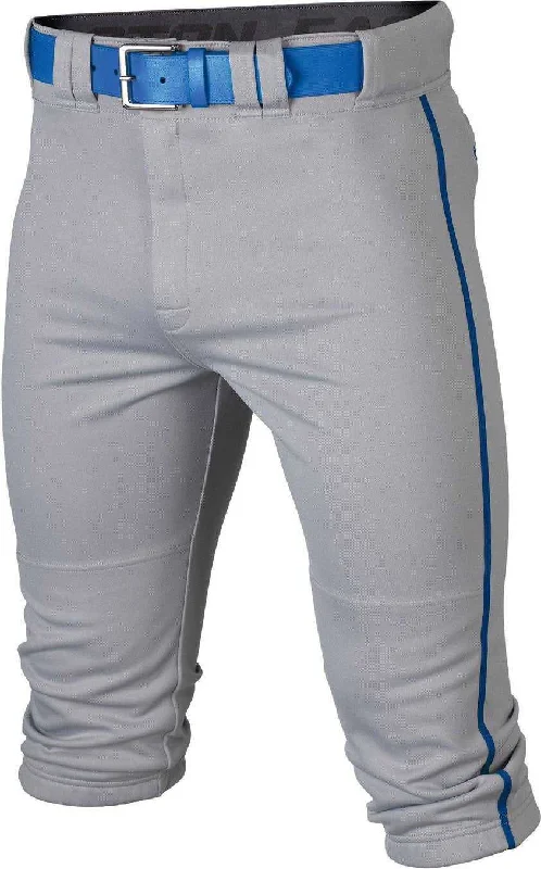 Easton  Rival+ Piped Youth Knicker Baseball Pant - Gray Royal