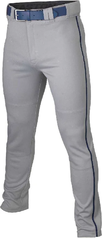 Easton Youth Rival+ Piped Baseball Pants - Gray Navy