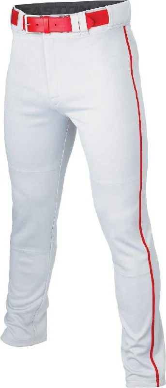 Easton Youth Rival+ Piped Baseball Pants - White Red