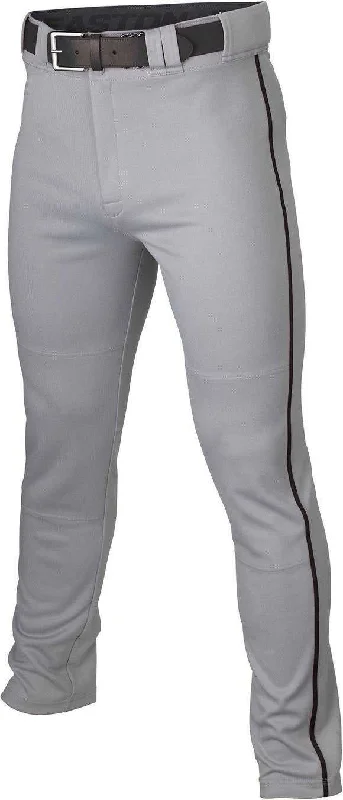 Easton Youth Rival+ Piped Baseball Pants - Gray Black