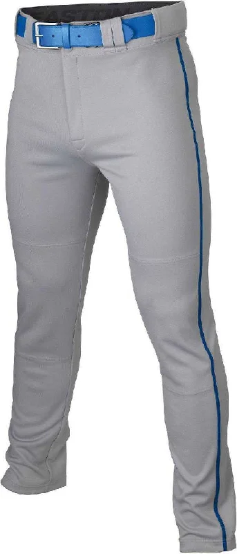 Easton Youth Rival+ Piped Baseball Pants - Gray Royal