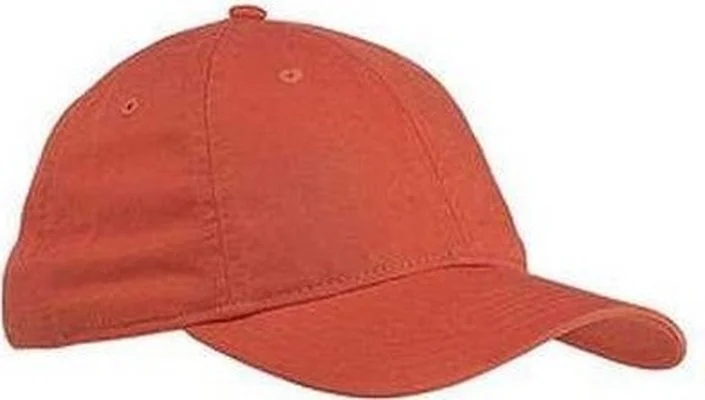 Econscious EC7000 Organic Cotton Twill Unstructured Baseball Cap - Orange Poppy