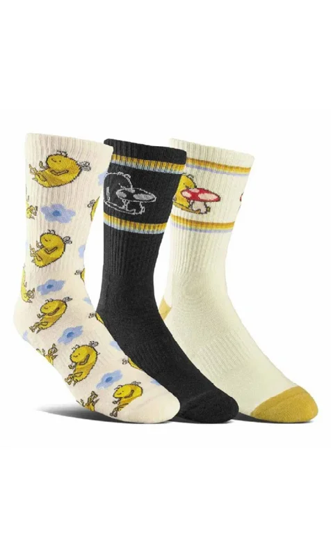 Etnies Beeings Crew Socks 3pk Assorted