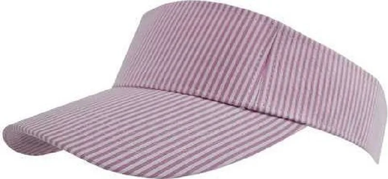 Fahrenheit F302 Lightweight Cotton Searsucker Cap - White Pink