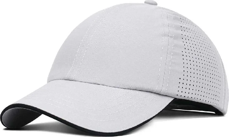 Fahrenheit F773 Microfiber Performance Fabric Cap - Gray Black