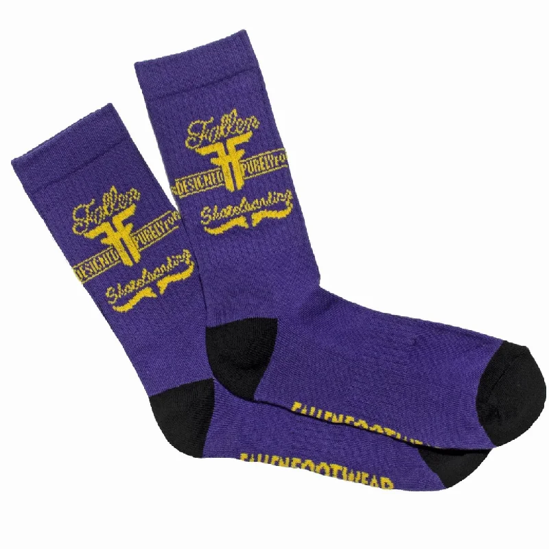 Fallen Footwear Purely Socks - Purple