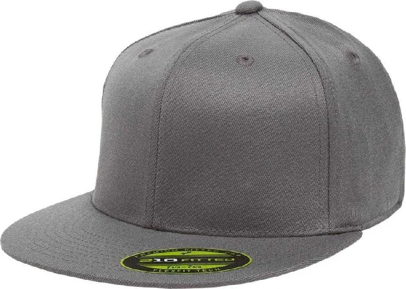 Flexfit 210 Flat Bill Cap - Gray