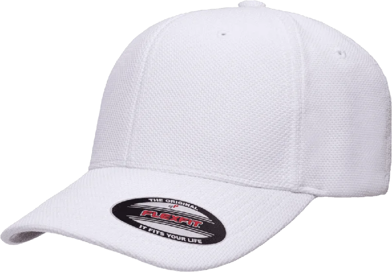 Flexfit 6577CD Cool & Dry Piqu?? Mesh Cap - White