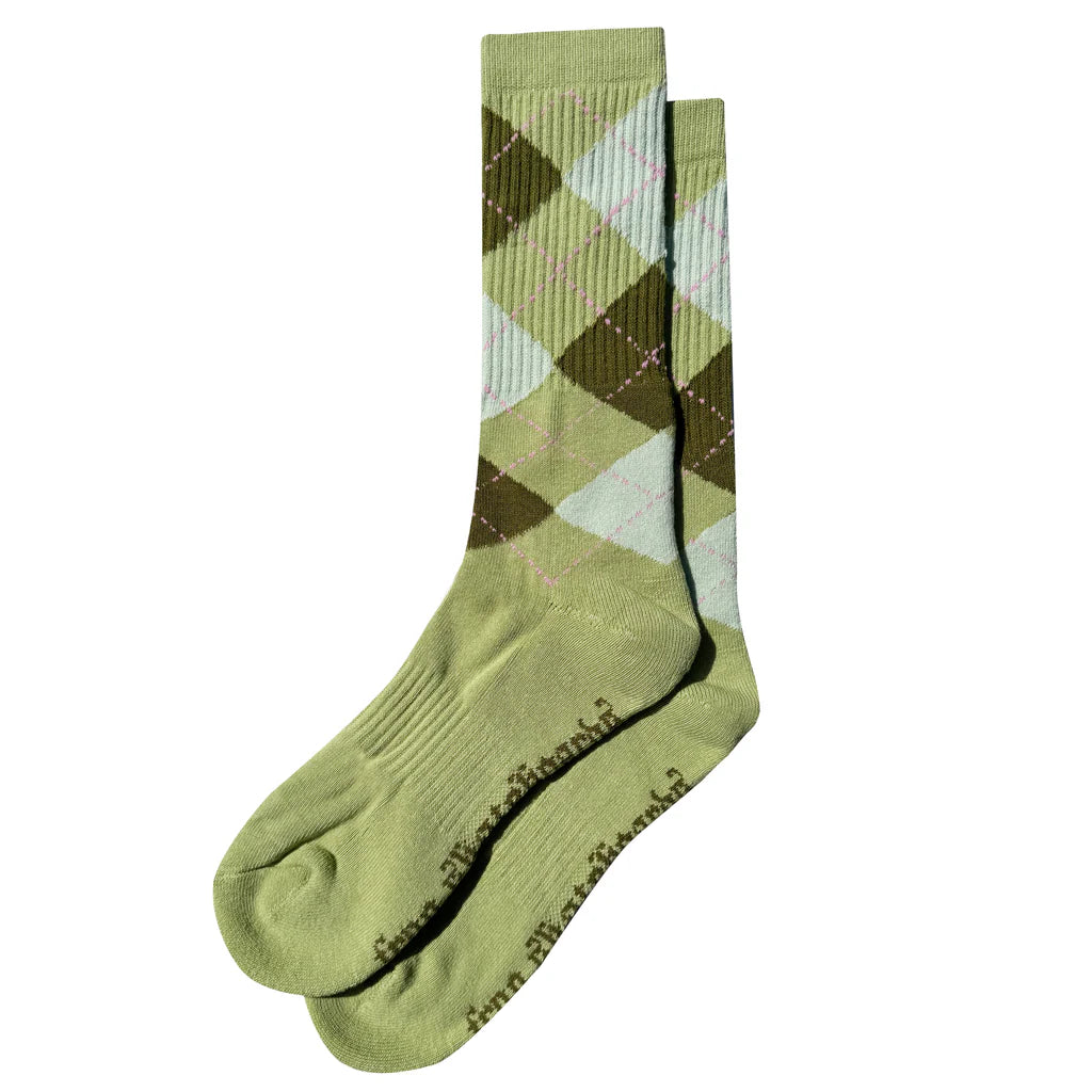 Frog Skateboards Argyle Socks - Green