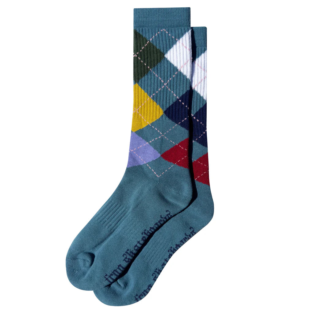 Frog Skateboards Argyle Socks - Teal