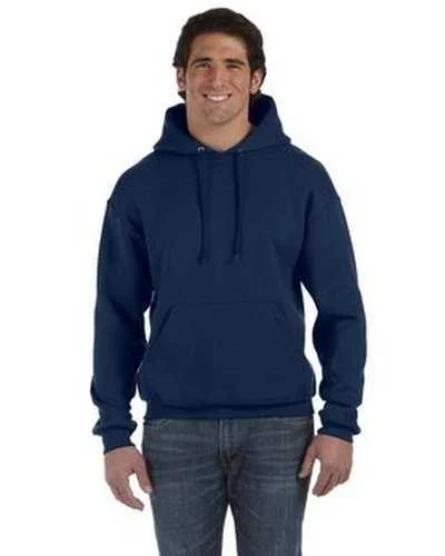 Fruit of the Loom 82130 Adult Supercotton Pullover Hooded Sweatshirt - J Navy