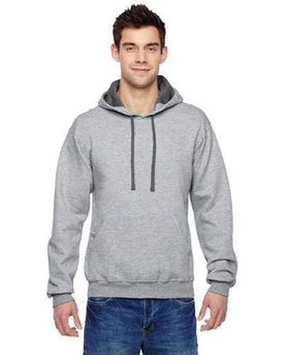 Fruit of the Loom SF76R Adult Sofspun Hooded Sweatshirt - Athletic Heather